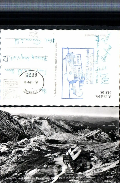 315108,Schiestlhaus Berghütte am Hochschwab b. St. Ilgen geg. Ennstaler Berge Be