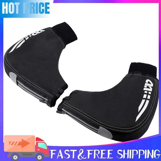 WEST BIKING Windproof Bike Handlebar Muffs Anti-Cold Handle Gloves (Black)