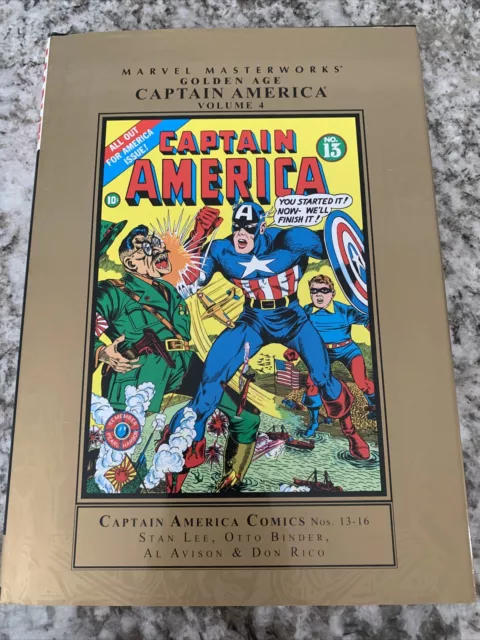 Marvel Masterworks (Mmw): Golden Age Captain America Hc Vol 04