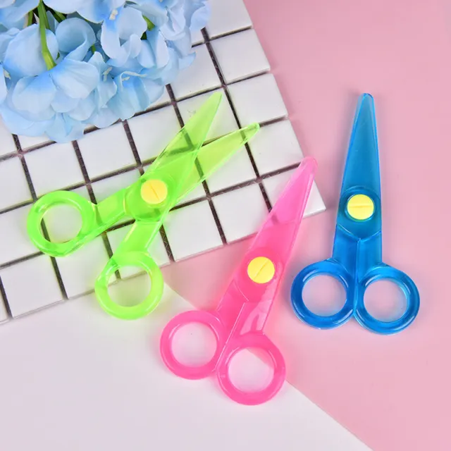 Quality Safety scissors Paper cutting Plastic scissors Children's handmade B-wf