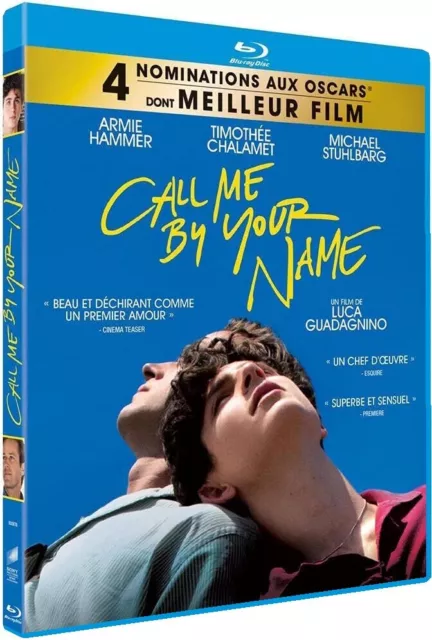 [Blu-ray] Call me by your Name [Armie Hammer, Timothée Chalamet] NEUF cellophané
