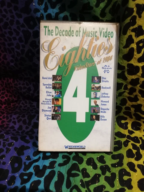 THE DECADE OF Music Video Eighties Video Stars Of 1984 VHS Video £15.00 ...