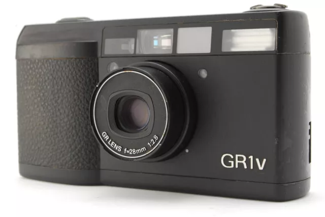 READ [ EXC+5 ] Ricoh GR1v Date Black 35mm Film Camera Tested From JAPAN