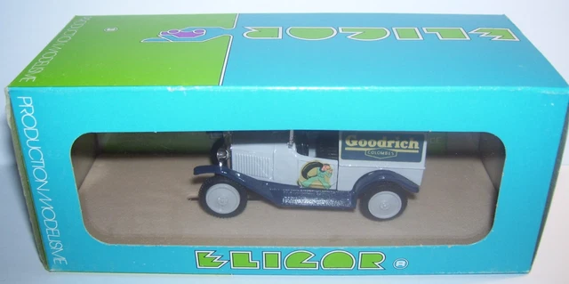 d ELIGOR CITROEN 5CV 5 CV CAMIONNETTE 200KG 1926 REF1011 PNEUS GOODRICH 1/43 BOX