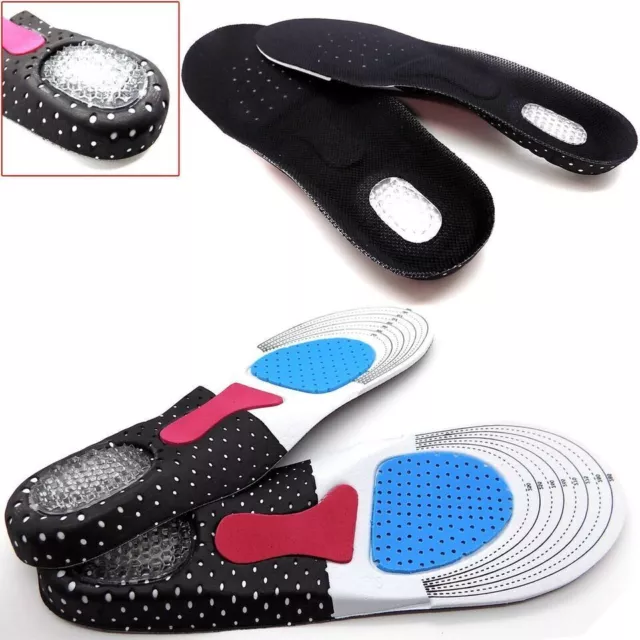 Orthotic Insoles Arch Support Plantar Fasciitis Flat Feet Heel Pain Size 35-45