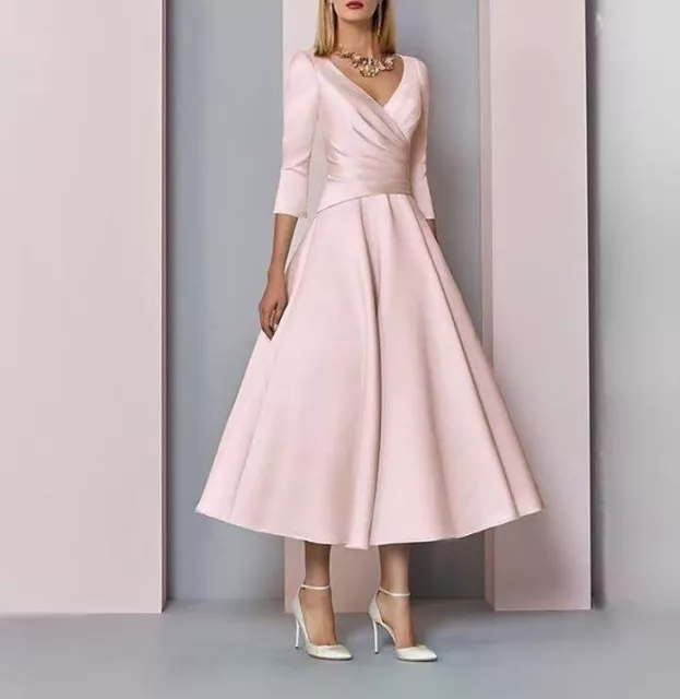 MOTHER OF THE Bride Pink Fit And Flare Dress Size 10/12 £88.00 ...