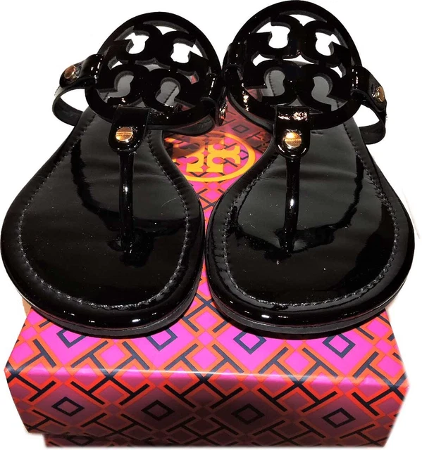 TORY BURCH SANDALS Dillan Red Patent Leather Gold Logo Thongs Flip Flop 6 Shoes $ - PicClick TORY BURCH SANDALS Dillan Red Patent Leather Gold Logo Thongs Flip Flop 6 Shoes $ - PicClick