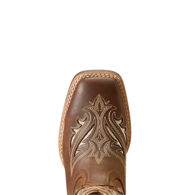 Ariat Youth's Girl's Round Up Bliss Sassy Brown Western Boot 10046884 2