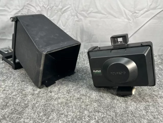 Polaroid Proback Camera w spiratone bracket + more Vintage untested