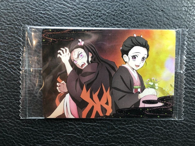 Demon Razor Card DEMON SLAYER KIMETSU No Yaiba Wafer Card 024 Japanese Bandai SEALED PSA ...