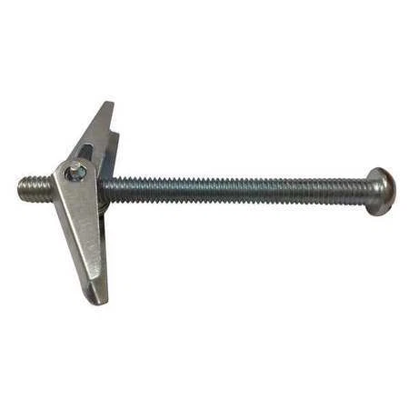 Zoro Select U63265.037.0600 Toggle Bolt, Size 3/8,6 In L,Pk25