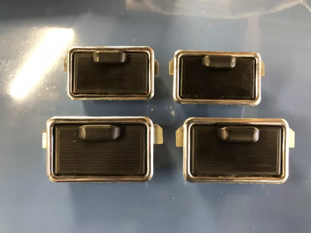 Triumph Dolomite Sprint Complete Set Of 4 Door Mounted Ash Trays Good Condition