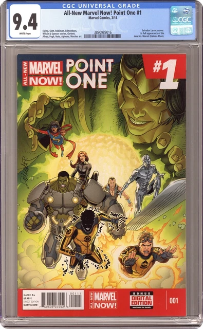 All New Marvel Now Point One 1A Larroca CGC 9.4 2014 3890989016