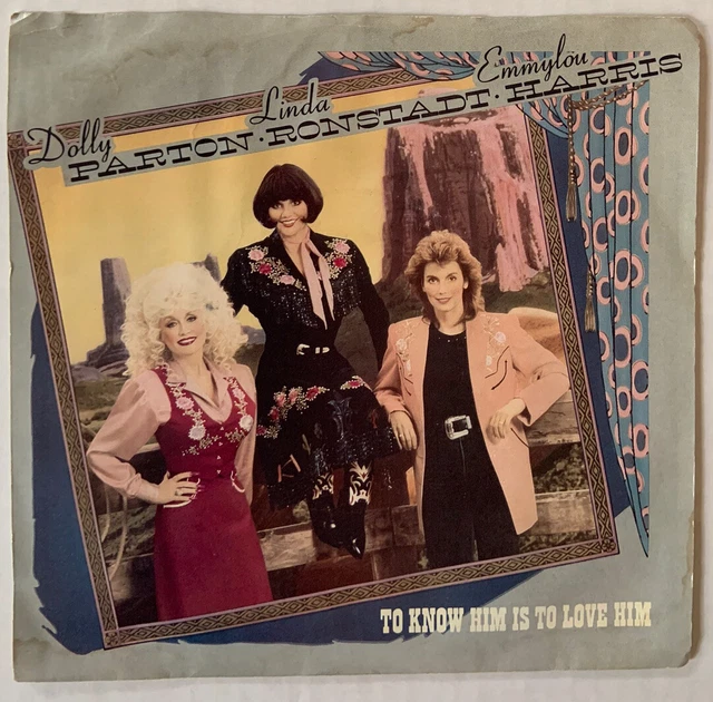 DOLLY PARTON, LINDA Ronstadt, Emmylou Harris Trio Vinyl LP 1987 £12.