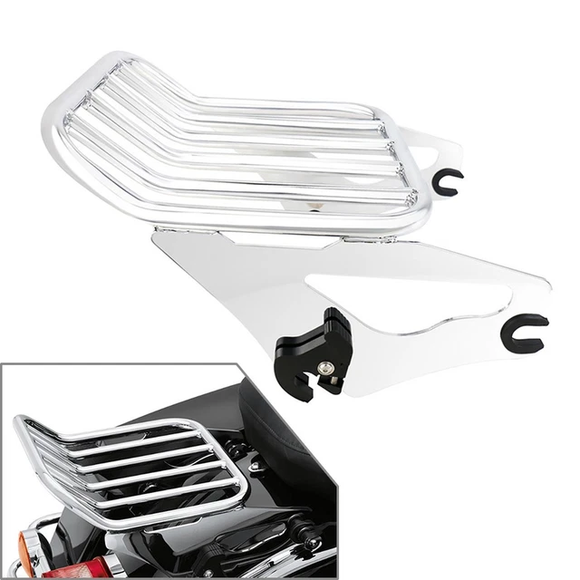 Rear Luggage Rack + Docking Kit fits for Harley Davidson Road King Classic 14-19 Craftride XB black