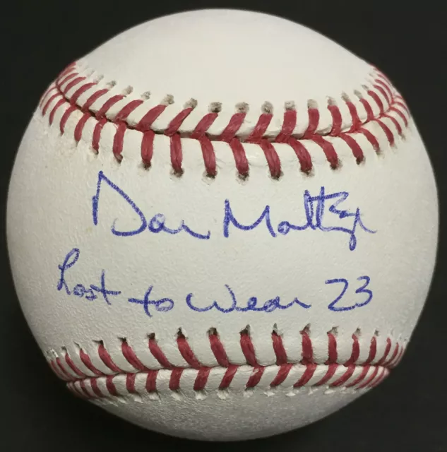 Don Mattingly Yankees Signed MLB Baseball INS Last to Wear 23 Autograph JSA COA