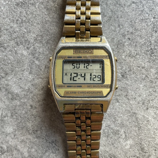 Montre Vintage Seiko Pulsemètre S234-5010, édition Alien, Avec Boîte Et Accessoires, Occasion