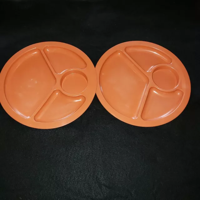 VINTAGE GITS WARE 1950s/1960s Plastic Camping/Picnic Plates/Kids Clean