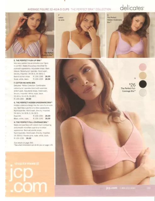 2000'S CATALOG BRAS PHOTO CLIPPING PAPER ADS PRINTS