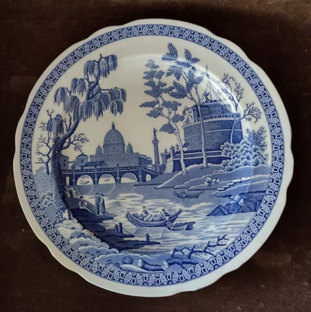Spode Blue Room Collection Plate Aprox. 10.5" Rome