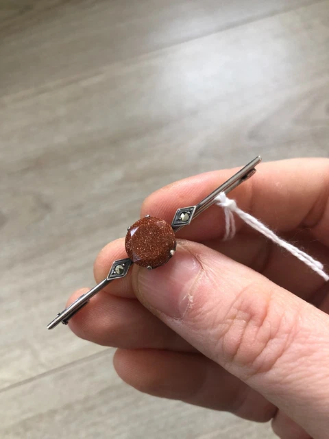 Belle broche XIXème Argent massif