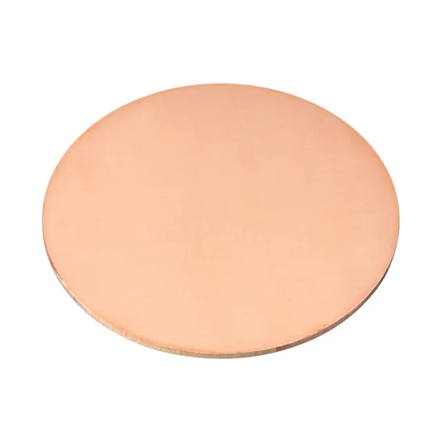 Pure Copper Sheet, 3 5/16" x 0.08" 12 Gauge T2 Copper Metal Round Plate