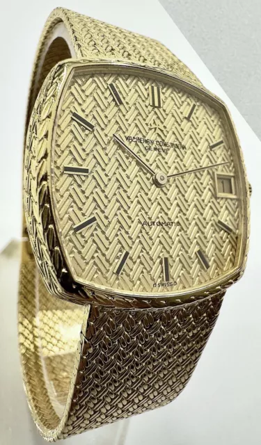Vacheron Constantin Ref 44005 Gents 1980 Rare 18k Gold Collector Watch Automatic