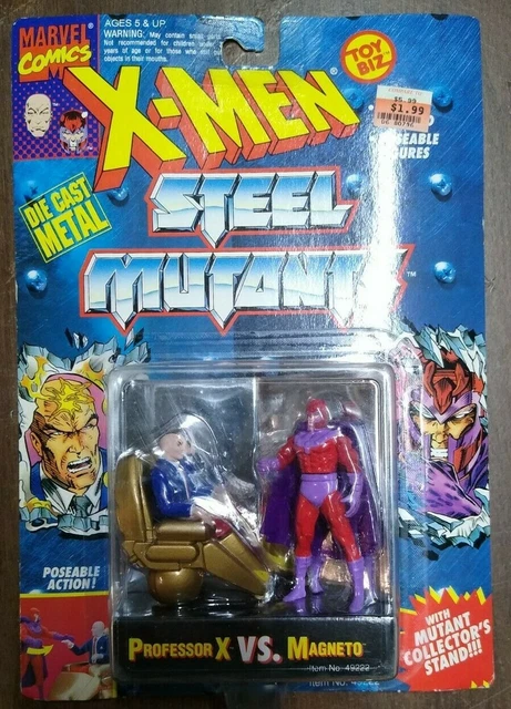 1994 ToyBiz Die Cast X-Men Steel Mutants Professor X Vs. Magneto MOC
