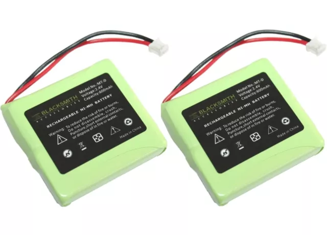 2 X Batterie NI-MH pour Medion MD81877 MD82772 MD82877 Dect Dart Batterie