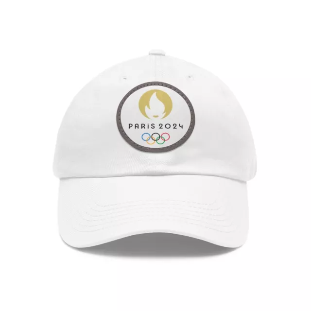 PARIS 2024 OLYMPIC Games Baseball Cap With Round Leather Patch 29.90