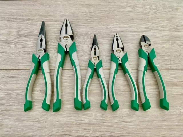 Huaqi Pliers Set Or Individual Combination Long Nose Snip Side Cutters Hand Tool