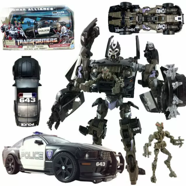 Transformers Barricade Decepticon Frenzy RD-24 Human Alliance Action Figures Toy