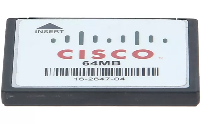 Cisco - MEM1800-64CF= - Cisco Flash-Speicherkarte - 64 MB - CompactFlash