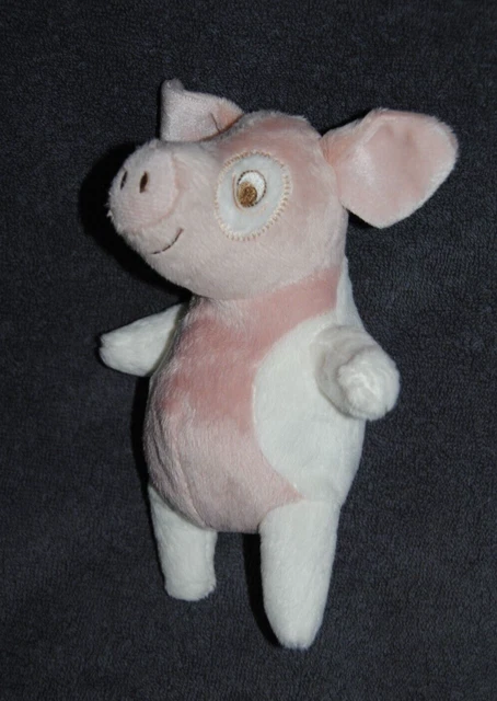 Peluche Doudou Cochon Rose Blanc  IKEA Kelgris Blanc Pig 20 Cm TTBE