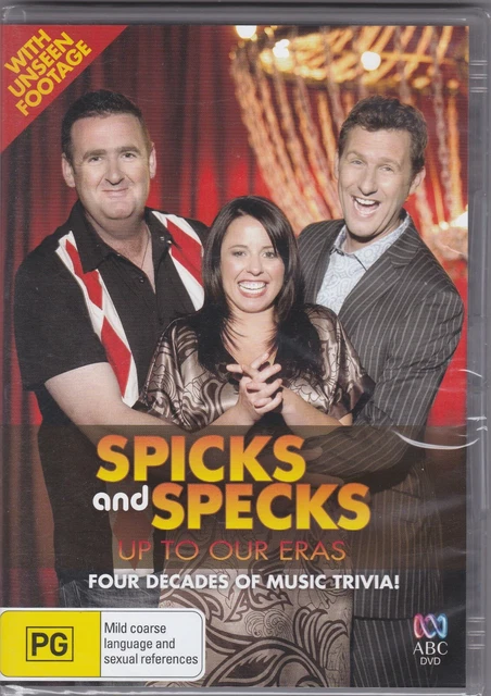 Spicks And Specks - Up To Our Eras - DVD (Brand New Sealed) Region 4 PAL