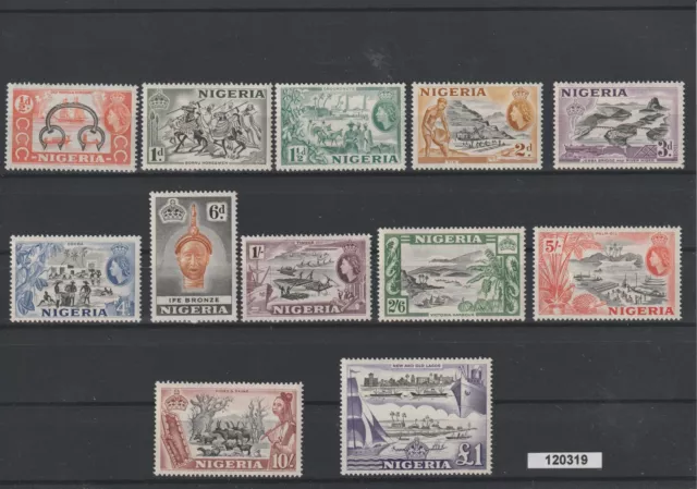 Nigeria 1953 Définitif Elizabeth II° Yv 76-87 - 12 V. MNH MF120319