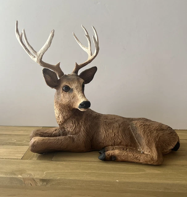 Mule DEER FIGURINE VINTAGE 1984 HOMCO antlers statue sculpture 267 animal buck