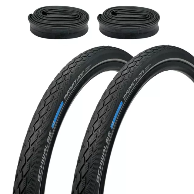 Schwalbe Marathon 28x1,25 Zoll 32-622 700x32c GreenGuard SET + Schlauch wählbar