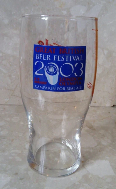 Camra Grosses Britisches Bierfestival Bint Glas 2003 Wells Adler Ipa