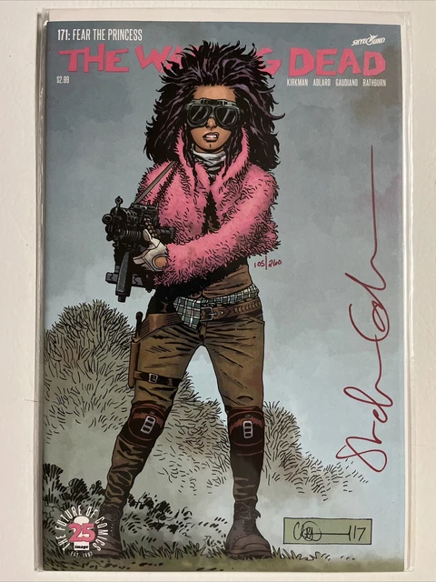 THE WALKING DEAD #171 Signed with COA Stefano Gaudiano 1st PRINCESS (Image 2017)
