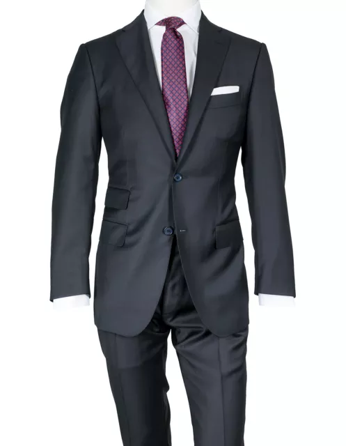 Caruso Anzug in schwarz aus Superfine 130'S Wolle RegEUR1590