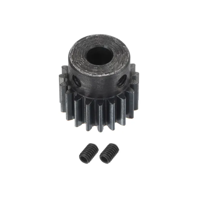 1Mod 19T Pinion Gear 6mm Bore Hardened Steel Motor Rack Spur Gear with Step