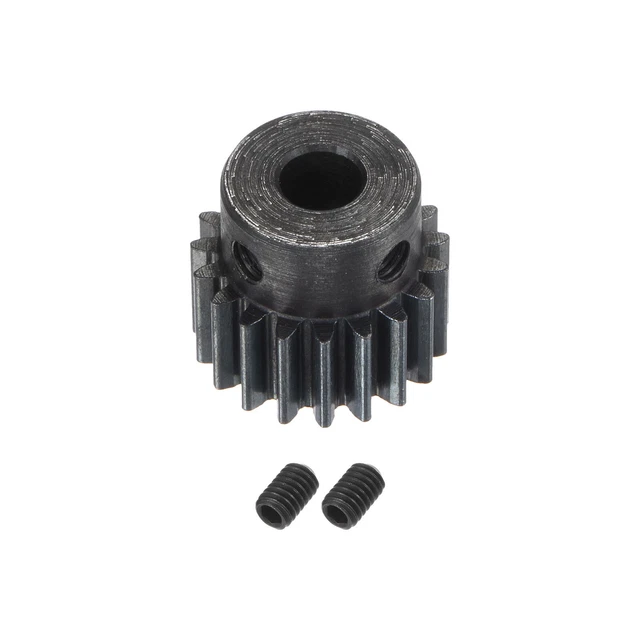 1Mod 19T Pinion Gear 6mm Bore Hardened Steel Motor Rack Spur Gear with Step