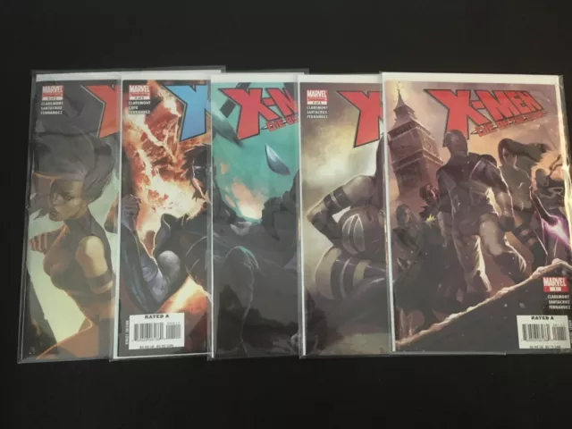 X-MEN: DIE BY THE SWORD #1, 2, 3, 4, 5 Complete Mini-Series, VFNM Condition