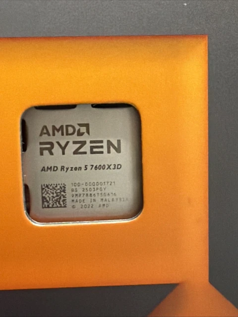 AMD RYZEN 5 7600X3D Raphael AM5 3D V-Cache CPU Processor Desktop PC NEW ...