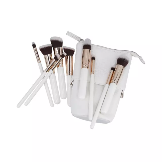 ilū Makeup Basic Brushes 10pz + Case Set White - Pinselset 3