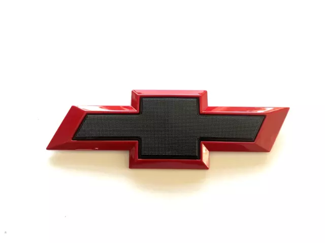 2015-2020 Chevrolet Tahoe Suburban Red Black Bowtie Emblems 84690293 Rear Only