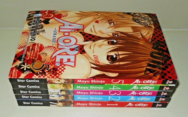 MANGA SERIE COMPLETA 5 volumi, "Ai-ORE!", Mayu Shinjo, Star Comics EUR