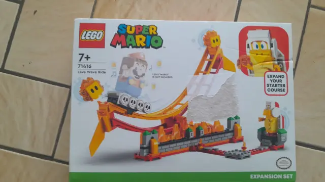 Lego Super Mario 71416 Le Manege De La Vague De Lave Neuf