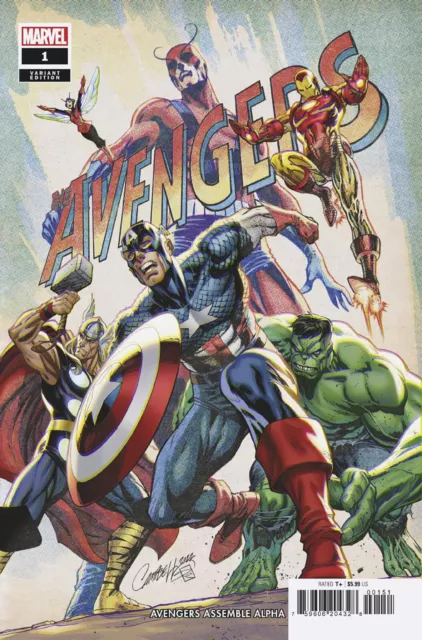 AVENGERS ASSEMBLE: ALPHA #1 (J. SCOTT CAMPBELL VARIANT)(2022) ~ Marvel Comics